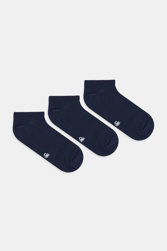 United Colors of Benetton skarpetki 3-pack skarpetki krótkie granatowy 6GRD2701L