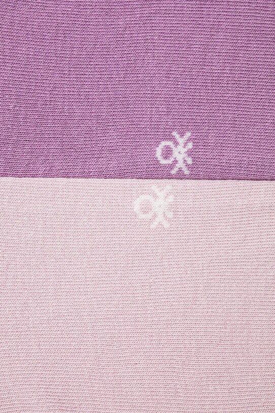 Κάλτσες United Colors of Benetton 3-pack 6GRD2701M μωβ SS25