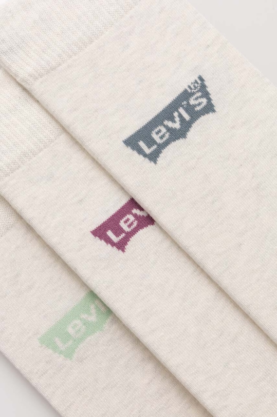 Levi's skarpetki 3-pack 37157.1079 beżowy SS24