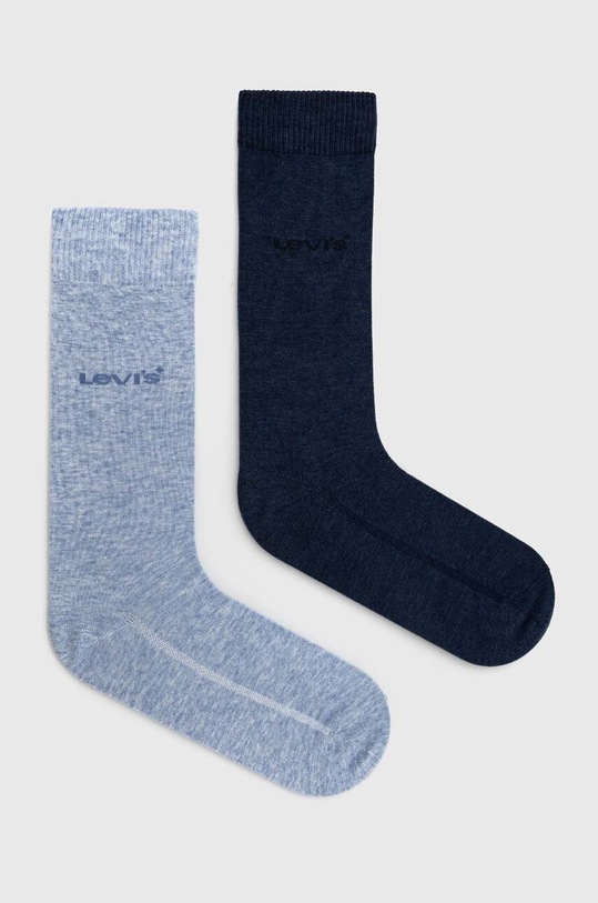 Levi's skarpetki 2-pack skarpetki długie niebieski 37157.1078