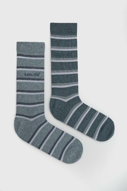 Levi's skarpetki 2-pack skarpetki długie niebieski 37157.1087