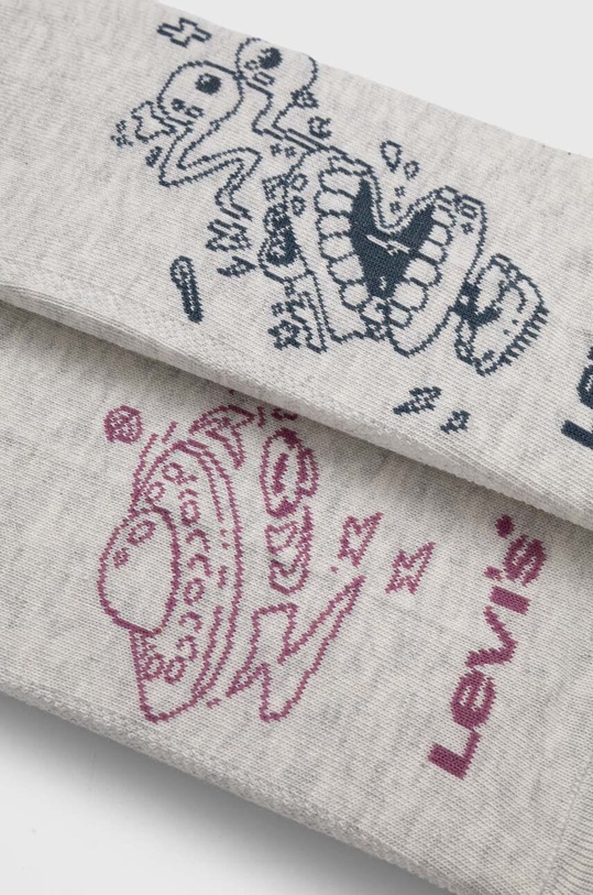 Levi's skarpetki 2-pack 37157.1088 szary SS24