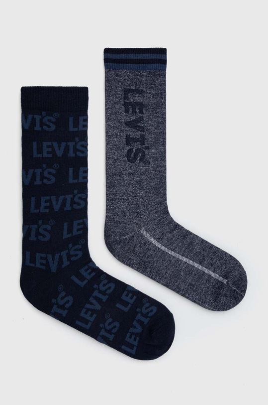 Levi's skarpetki 2-pack skarpetki długie granatowy 37157.1068
