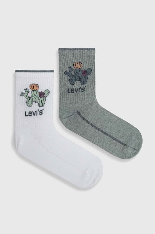 Levi's skarpetki 2-pack skarpetki długie biały 37157.1092
