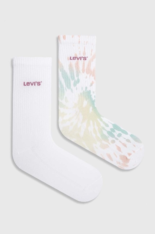 Levi's skarpetki 2-pack skarpetki długie biały 37157.1096