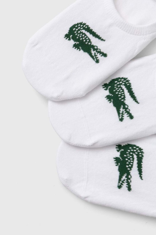 Ponožky Lacoste 3-pak RA7872 biela SS24