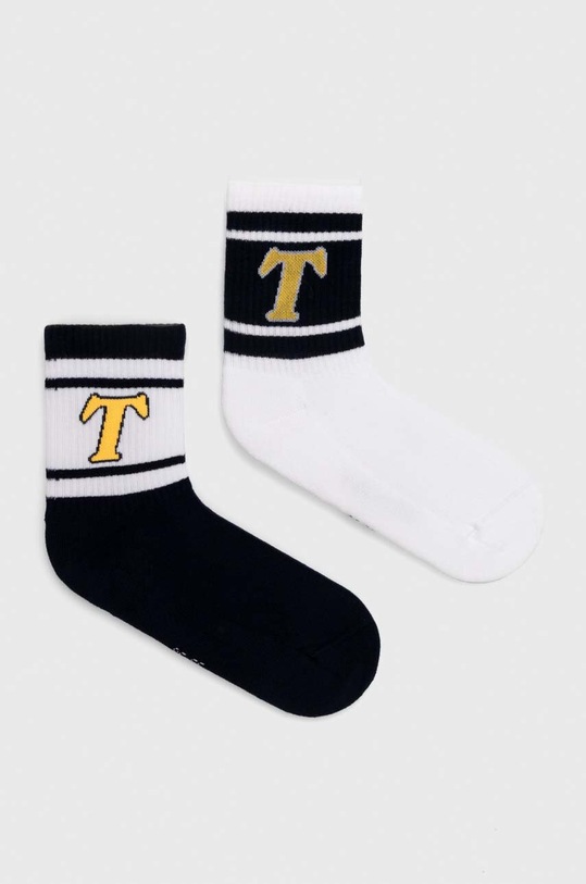 Tommy Jeans skarpetki 2-pack skarpetki długie granatowy 701228093