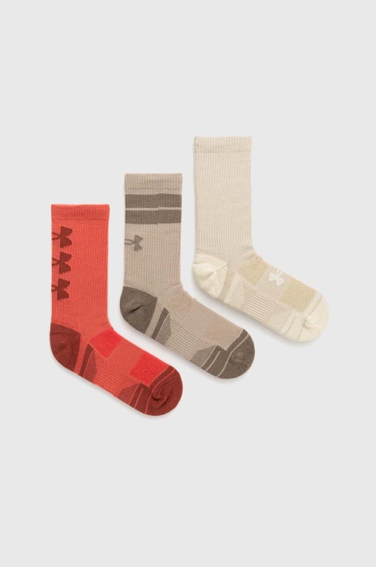 Under Armour sosete Performance Tech 3-pack verde 1379515