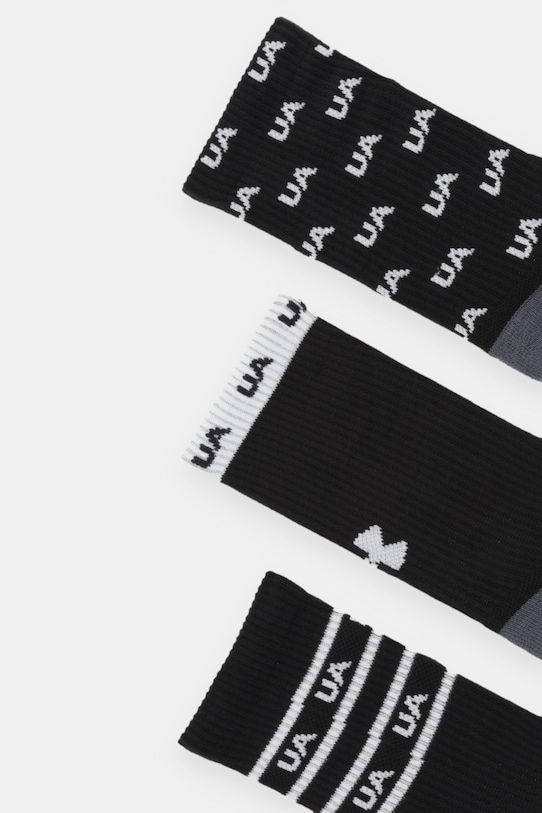 Under Armour șosete Performance Tech 3-pack 1379515 negru AW25