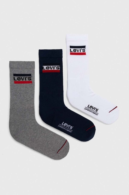 Îmbrăcăminte Levi's sosete 6-pack 37157.0816 gri