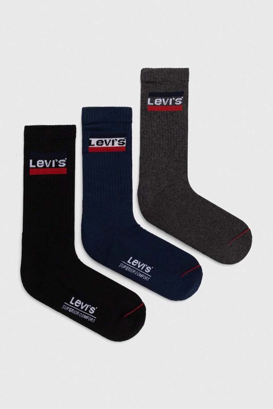 Ponožky Levi's 6-pak 37157.0816 viacfarebná SS24
