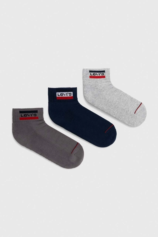 Îmbrăcăminte Levi's sosete 6-pack 37157.0891 gri