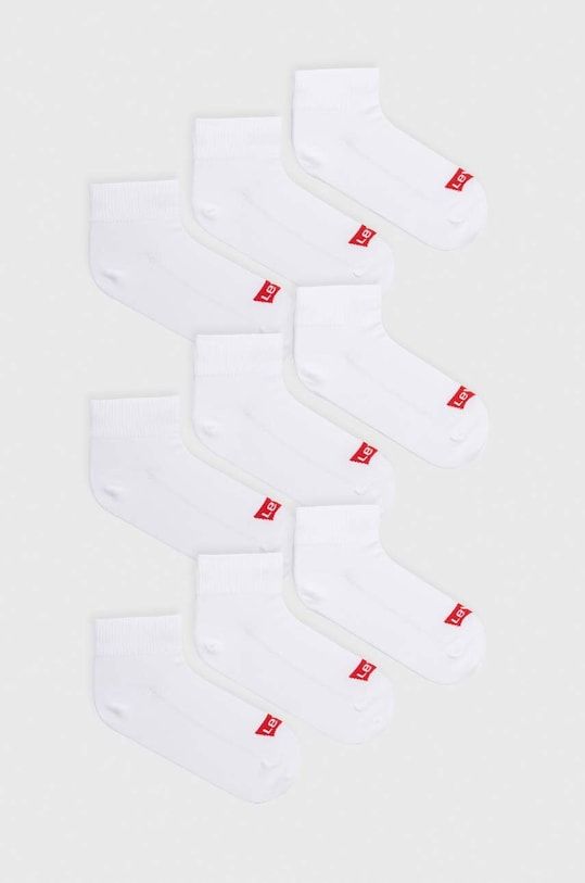 Ponožky Levi's 9-pak dlhé ponožky biela 37157.1049