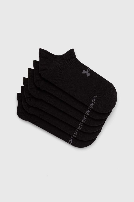 Čarape Under Armour Essential No Show 6-pack crna 1382611