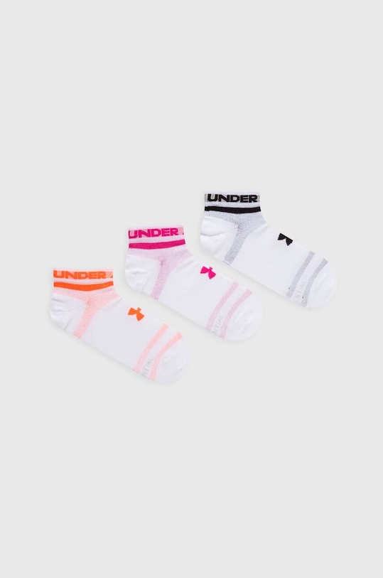 Ponožky Under Armour Essential Low Cut 3-pack bílá 1382958