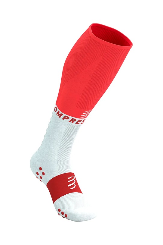 Compressport șosete Full Socks Oxygen SU00050B alb SS25