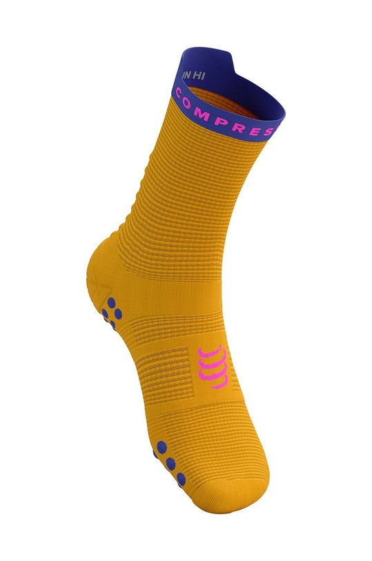 Îmbrăcăminte Compressport sosete Pro Racing Socks v4.0 Run High XU00046B galben