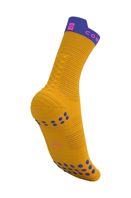 Compressport sosete Pro Racing Socks v4.0 Run High XU00046B galben