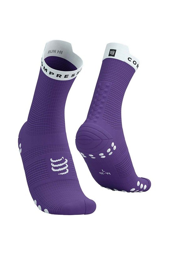 Ponožky Compressport Pro Racing Socks v4.0 Run High fialová XU00046B
