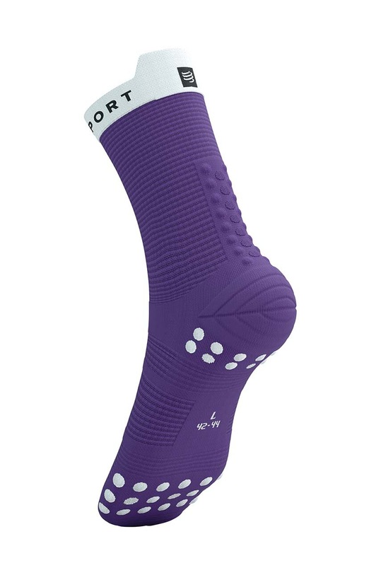Ponožky Compressport Pro Racing Socks v4.0 Run High fialová XU00046B