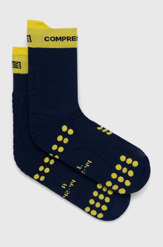 Ponožky Compressport Pro Racing Socks v4.0 Run High námořnická modř XU00046B
