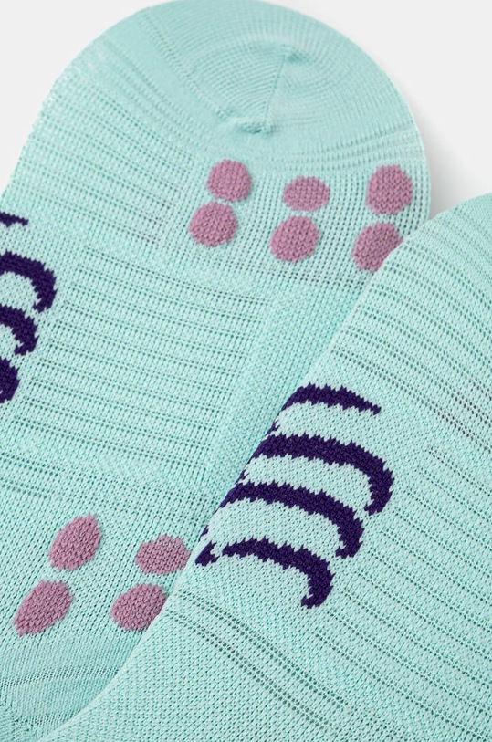 Ponožky Compressport Pro Racing Socks v4.0 Run High XU00046B tyrkysová SS25