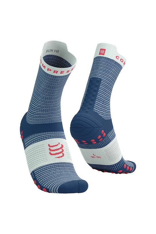 Носки Compressport Pro Racing Socks v4.0 Run High голубой XU00046B