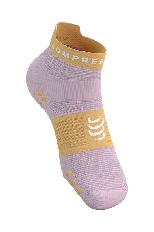 Κάλτσες Compressport Pro Racing Socks v4.0 Run Low XU00047B ροζ SS25