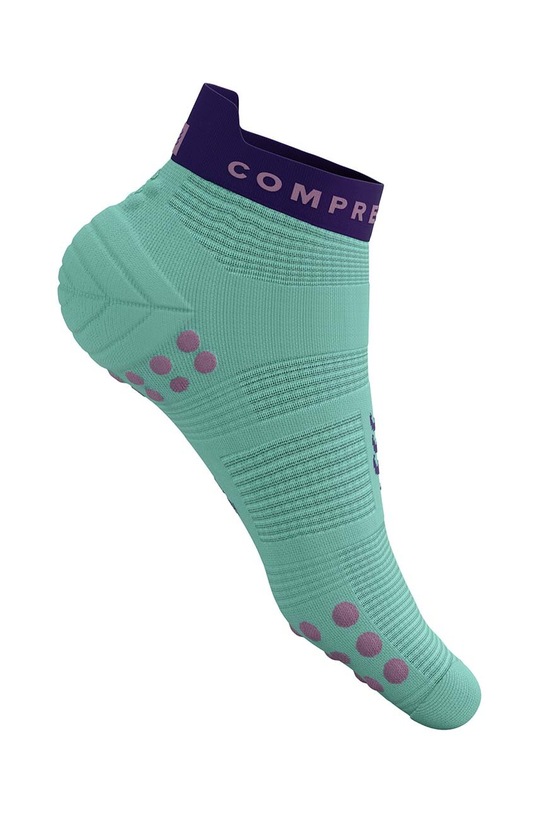 Ponožky Compressport Pro Racing Socks v4.0 Run Low tyrkysová XU00047B