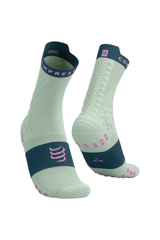 Носки Compressport Pro Racing Socks v4.0 Trail outdoor бирюзовый XU00048B