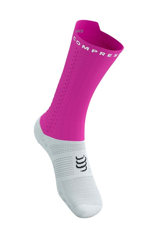 Ρούχα Κάλτσες Compressport Pro Racing Socks v4.0 Bike XU00049B ροζ