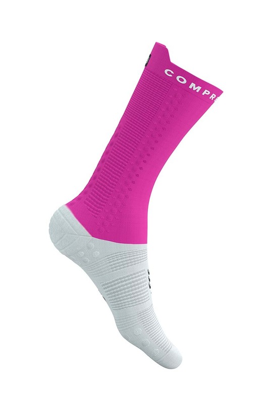 Κάλτσες Compressport Pro Racing Socks v4.0 Bike ροζ XU00049B