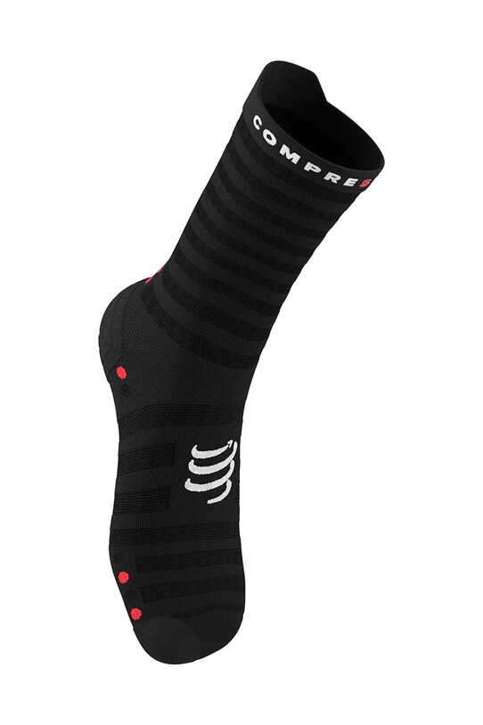 Κάλτσες Compressport Pro Racing Socks v4.0 Ultralight Run High - White/Alloy XU00050B μαύρο SS25