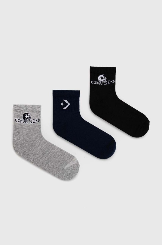 Converse zokni 3 db hosszúszárú zokni fekete E1262A