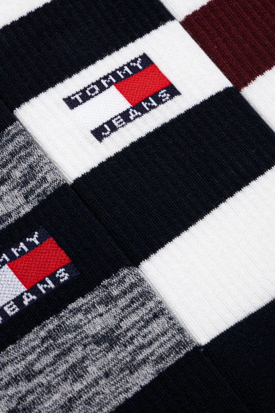 Tommy Jeans skarpetki 3-pack 701229896 granatowy AW24