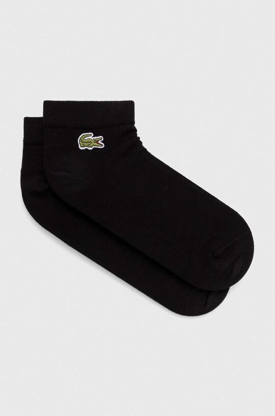 Lacoste sosete 2-pack sosete scurte negru RA4183T