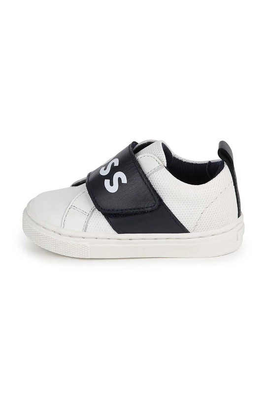 Dětské kožené sneakers boty BOSS J50870.22.30 bílá