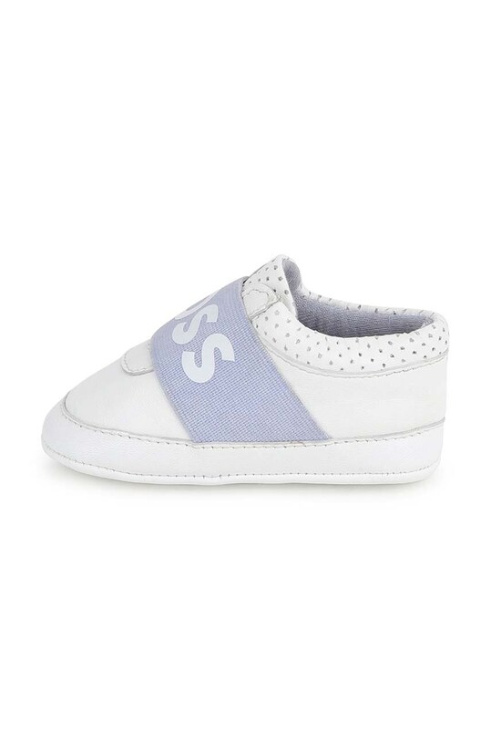 BOSS buty skórzane niemowlęce J50883. biały