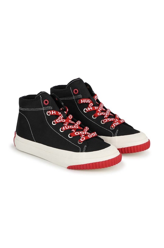 HUGO sneakersy dziecięce wysoka czarny G00099.28.35