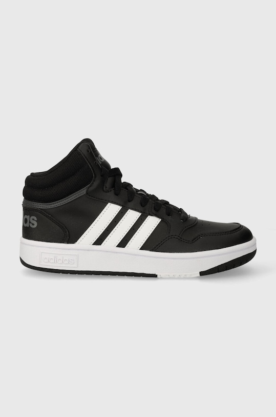 adidas Originals gyerek sportcipő HOOPS 3.0 MID K magas fekete GW0402