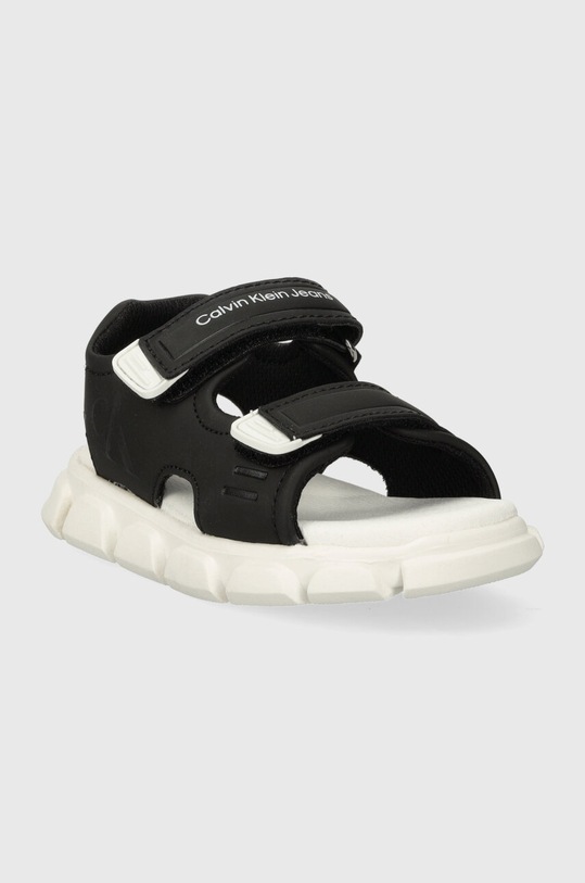 Calvin Klein Jeans sandały dziecięce V1B2.80905.20.23 czarny SS24