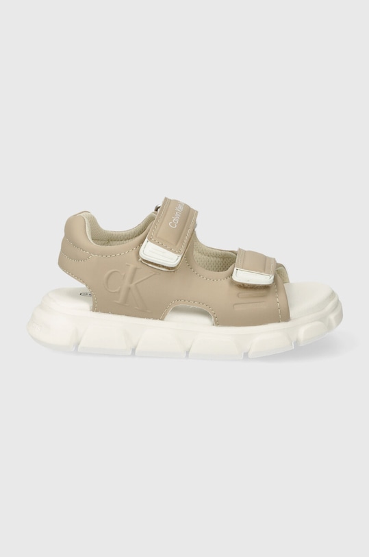 Дитячі сандалі Calvin Klein Jeans бежевий V1B2.80905.24.29