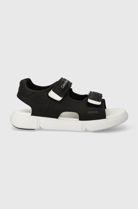 Calvin Klein Jeans sandały dziecięce Planet friendly czarny V3B2.80911.35.39