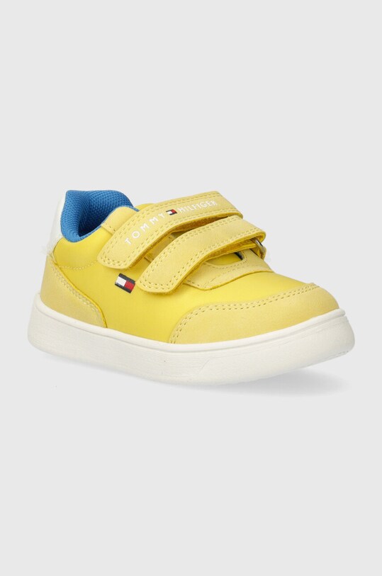 Tommy Hilfiger sneakersy dziecięce imitacja skóry licowej żółty T1B9.33332.20.29