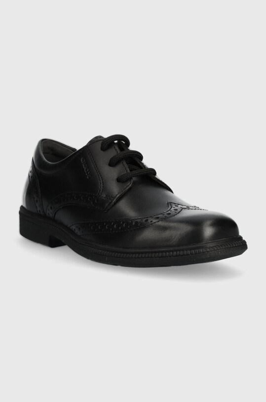 Geox półbuty skórzane dziecięce JR FEDERICO J26D1A.00043.31.34 czarny SS24