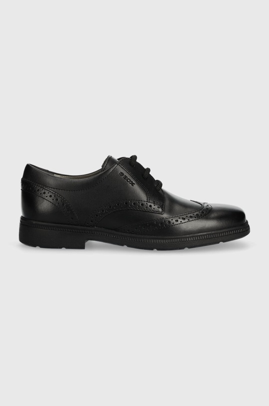 Geox półbuty skórzane dziecięce JR FEDERICO czarny J26D1A.00043.35.41