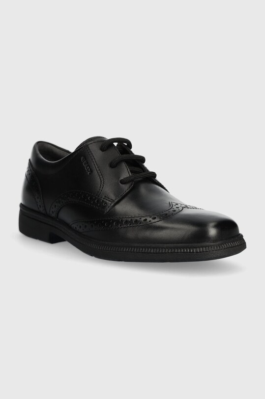 Geox incaltaminte din piele pentru copii JR FEDERICO J26D1A.00043.35.41 negru SS24