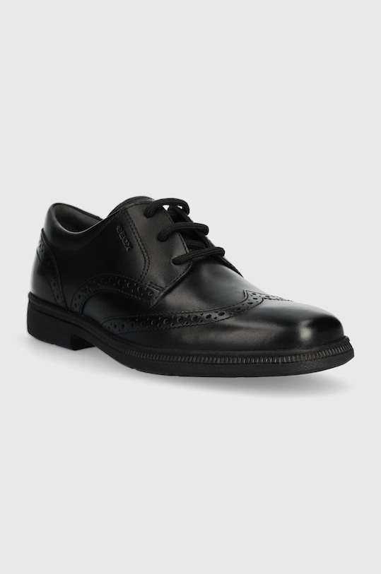Geox półbuty skórzane dziecięce JR FEDERICO J26D1A.00043.35.41 czarny SS24