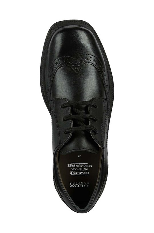 Dětské kožené polobotky Geox JR FEDERICO J26D1A.00043.42.44 černá