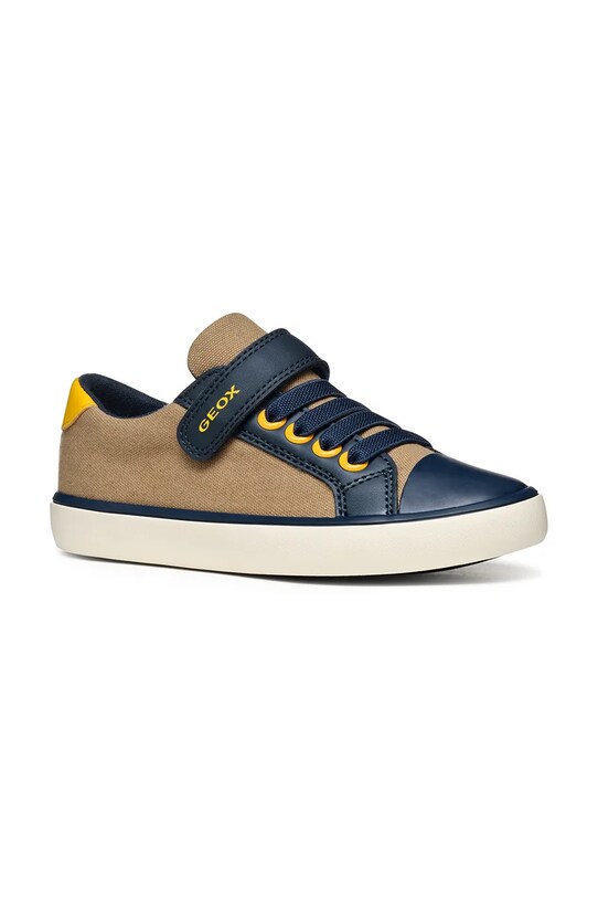 Teniske Geox GISLI Imitacija zrnatega usnja rjava J455CB.01054.24.27